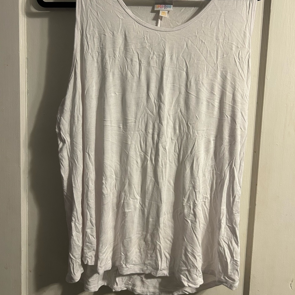LuLaRoe White Tank Top